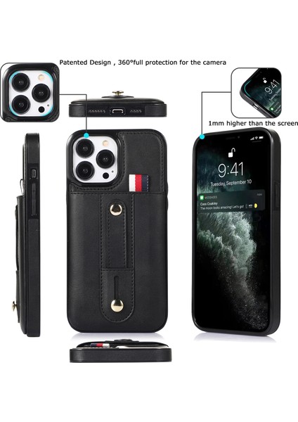 Lüks Deri Telefon Kılıfı Için İphone 14 13 12 Mini 11 Pro X Xs Max Xr 8 7 6 6s Artı Se 2020 2022 Cüzdan Kart Yuvası Manyetik Kapak (Yurt Dışından) fiyatları