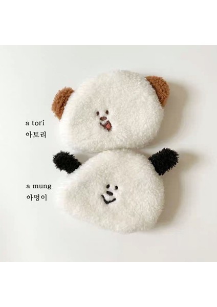 Japon Moda Rahat Y2k Kadın Çanta Harajuku Sevimli Köpek Yavrusu Kadın Fermuarlı Cüzdan Mini Kawaii Peluş Karikatür Vintage Bozuk Para Cüzdanı (Yurt Dışından) fırsatları