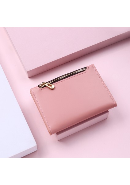2021 Yeni Kadın Cüzdan Pu Deri Fermuarlı Çile Cep Bayanlar Mini Küçük Bozuk Para Cüzdanı Kredi Kartı Tutucu Kadın Kimlik Kartı Çantası (Yurt Dışından) modelleri