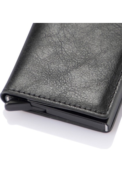 Vm Moda Öpücük Erkek/Kadın Rfıd Cüzdan Mini Kart Tutucu Cüzdan Karbon Fiber Siyah Sihirli Üç Katlı Küçük Para Çantası Erkek Çantalar (Yurt Dışından) fiyatları