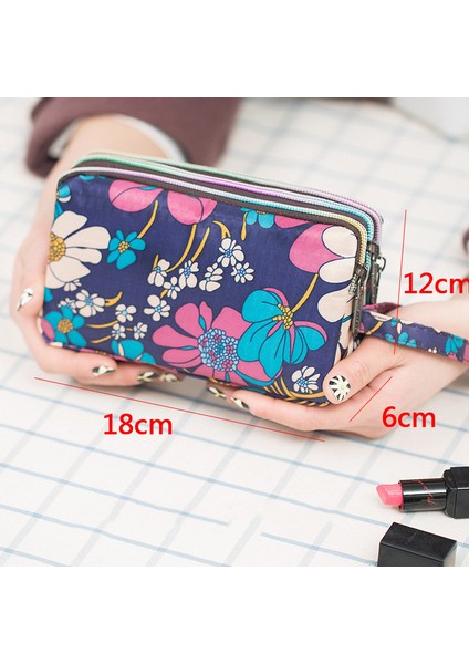 1 Adet Kadın Bayan Cüzdan Çanta Fermuar Moda Cep Telefonu Para Para Için Dayanıklı (Yurt Dışından) fiyatları