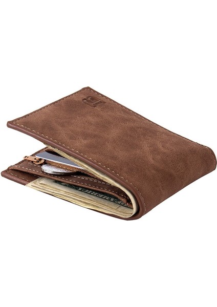 Yeni 1 Adet Yüksek Kalite Moda Mini Erkek Lüks Iş Cüzdan Kart Tutucu Adam Çanta Para Çantası Fermuarlı Hediye Erkekler Için (Yurt Dışından) fırsatları