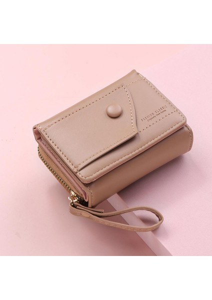 Yeni Moda Kadın Cüzdan Kart Kredi Pu Deri Bayanlar Cep Bozuk Para Cüzdanı Kadın Çile Mini Debriyaj (Yurt Dışından)
