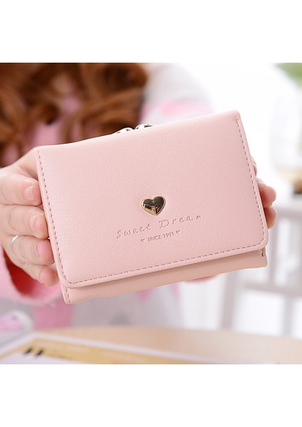 2021 Yeni Moda Kadın Cüzdan Kısa Kadın Bozuk Para Cüzdanı Cüzdan Kadın Kart Tutucu Küçük Bayan Cüzdan Kadın Çile Mini Debriyaj (Yurt Dışından) fırsatları