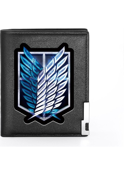 Titan Burcu Kapak Erkek Kadın Deri Cüzdan Cüzdan Cüzdan Ince Kredi Kartı/Kimlik Tutucular Ekler Para Çantası Cep Kısa Çantalar (Yurt Dışından)