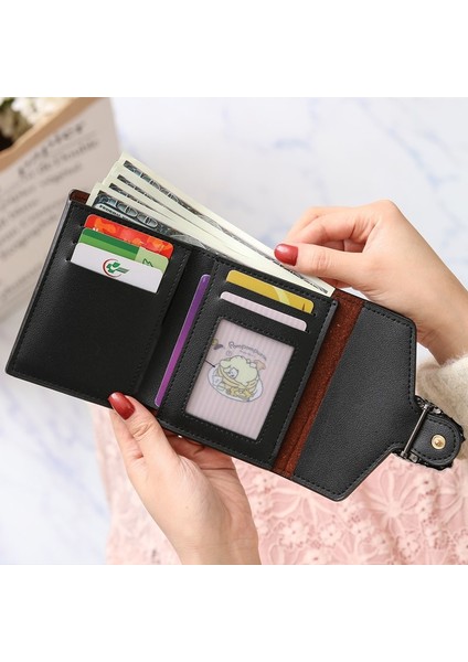 Yeni Düz Renk Küçük Cüzdan Kadın Kısa Kore Retro Katlanır Para Cüzdan Çanta Kadın Çanta Tasarımcısı Cüzdan Kadınlar Için (Yurt Dışından) modelleri