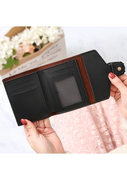 Yeni Düz Renk Küçük Cüzdan Kadın Kısa Kore Retro Katlanır Para Cüzdan Çanta Kadın Çanta Tasarımcısı Cüzdan Kadınlar Için (Yurt Dışından) indirimleri