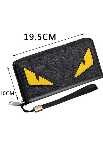 Erkek Cüzdan 2022 Yeni Erkek Cüzdan Deri Uzun Cüzdan Fermuar Para Klip Lüks Cüzdan Çantalar Kadınlar Için Kart Sahipleri Bozuk Para Cüzdanı (Yurt Dışından) fırsatları