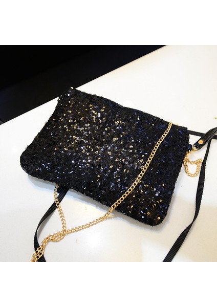 Kadınlar Bayanlar Glitter Pul Çanta Askılı Çanta Köpüklü Parti Akşam Zarf El Çantası Cüzdan Tote Çanta Omuzdan Askili Çanta (Yurt Dışından) modelleri