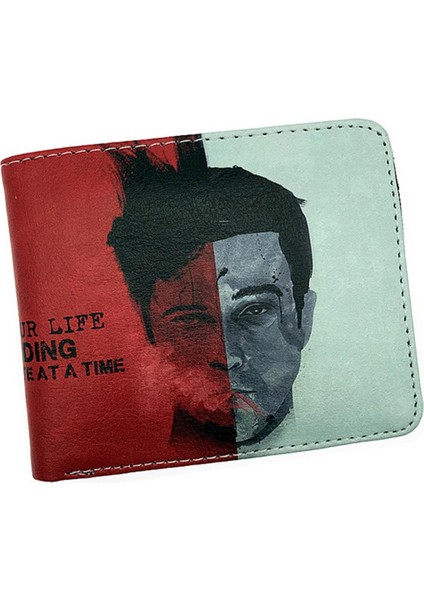 Popüler Film Çanta Dövüş Kulübü Jaws Bir Zamanlar Cüzdan Para Cebi Kart Tutucu Yüksek Kalite (Yurt Dışından)