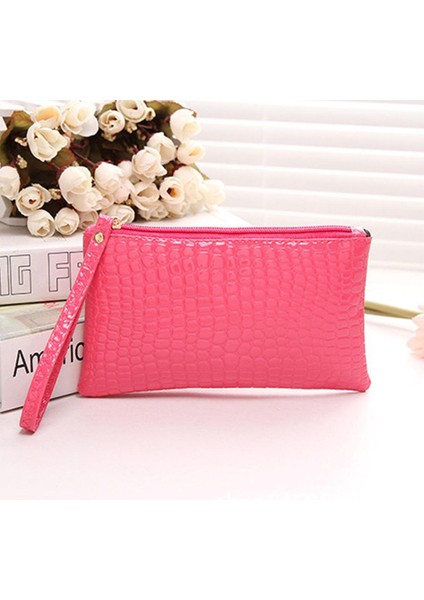 Kadınlar Için Cüzdan Pu Debriyaj Uzun Rahat Cüzdan Tahıl Bozuk Para Cüzdanı Kadın Çantası Bilek Çantaları Fermuarlı Telefon Cebi Kredi Kartı Tutucu (Yurt Dışından)