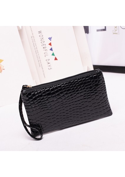 Kadınlar Için Cüzdan Pu Debriyaj Uzun Rahat Cüzdan Tahıl Bozuk Para Cüzdanı Kadın Çantası Bilek Çantaları Fermuarlı Telefon Cebi Kredi Kartı Tutucu (Yurt Dışından) modelleri