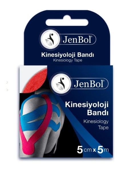 Kinezyo Sporcu Bandı 5 Metre x 5 cm Pembe
