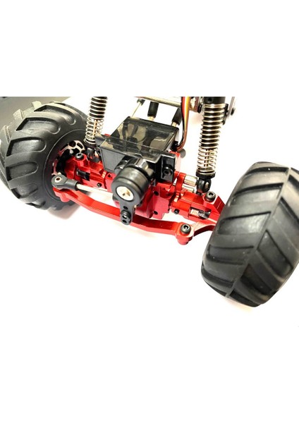 Haıboxıng Hbx 2098B Için Metal Servo Dağı 1/24 Rc Araba Yükseltme Parçaları Aksesuarları, Kırmızı (Yurt Dışından) modelleri