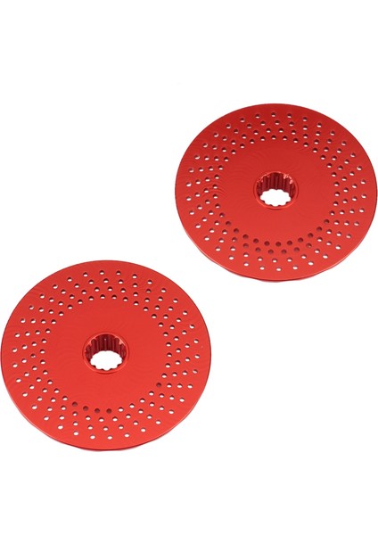 2 Adet Metal Arka Tekerlek Fren Diski Hex Adaptörü Traxxas X-Maxx Xmaxx 1/5 6s 8s Rc Araba Yükseltme Parçaları, Kırmızı (Yurt Dışından)