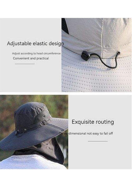 Kkj-Cc Dış Mekan Yazlık Kova Şapkası-Siyah (Yurt Dışından) fırsatları