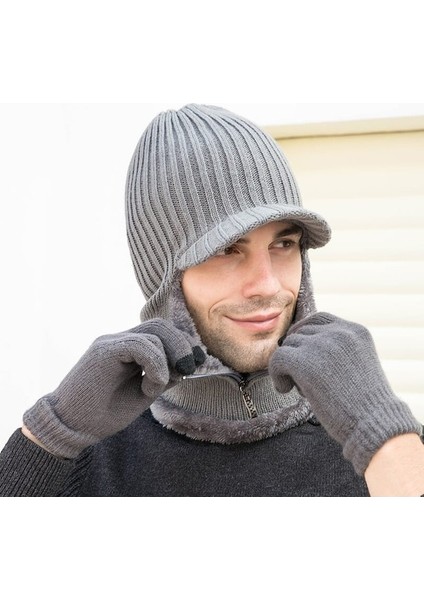 Arion XBG-9551X Balaclava, Boyunluklu Bere ve Eldiven Seti (Yurt Dışından)