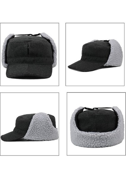 Pasifix Katlanabilir Sıcak Kalınlaşmış Rüzgar Geçirmez Ördek Dil Şapkası 001 (Yurt Dışından) modelleri