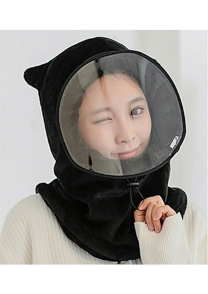 Peluş Kedi Kulaklı Maske Şapka Bere (Yurt Dışından) modelleri