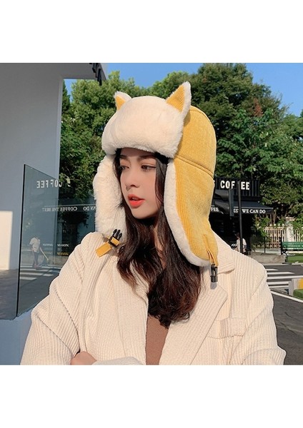 Kke-Tt Açık Hava Sonbahar ve Kış Bisiklet Rüzgar Geçirmez Şapka-Sarı (Yurt Dışından) modelleri