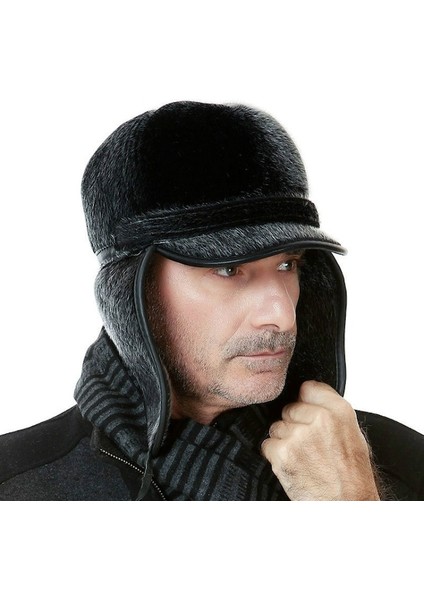 Pasifix Vizon Kürk Sıcak Bombrt Şapka Kulaklı 001 (Yurt Dışından)