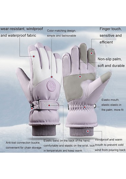 Kkl-Vv Dış Mekan Eldivenleri-Pembe - Gri (Yurt Dışından) fiyatları