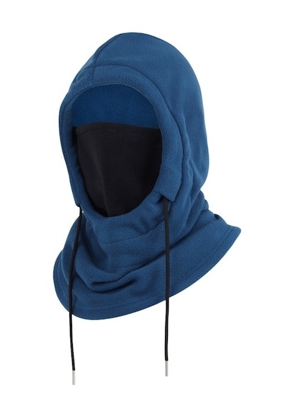 Yyf-Cc Dış Mekan Sıcak Eşarp Kadife Maske Bisiklet Kayak Şapkası Hood-Mavi (Yurt Dışından)