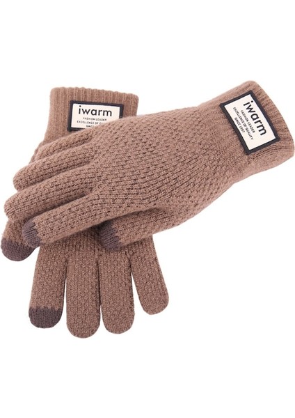 1 Çift Erkek Kış Eldiven Dokunmatik Ekran Bisiklet Eldiven 001 (Yurt Dışından)