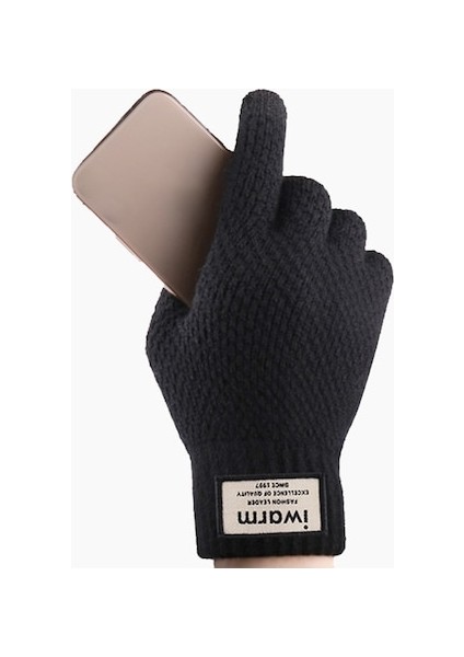 1 Çift Erkek Kış Eldiven Dokunmatik Ekran Bisiklet Eldiven 001 (Yurt Dışından) indirimleri