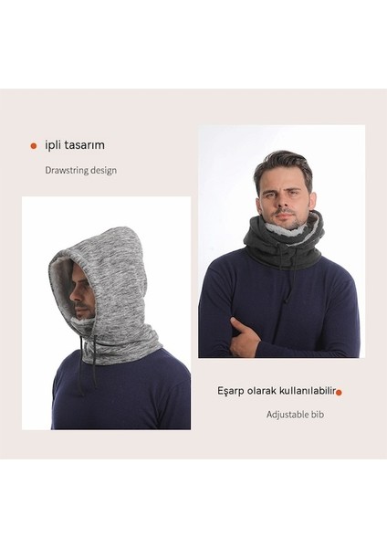 Hyt-Rüzgar Geçirmez Kayak Şapkası, Sıcak Şapka, Erkekler ve Kadınlar Için Dış Mekan Soğuğa Dayanıklı Bisiklet Şapkası (Yurt Dışından) modelleri