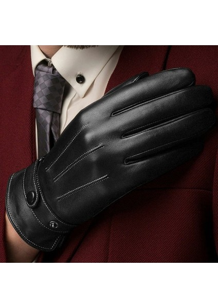 Erkek Kışlık Bisiklet Sürüş 5 Parmak Dokunmatik Ekran Eldiven (Yurt Dışından) fiyatları