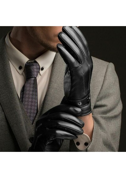 Erkek Kışlık Bisiklet Sürüş 5 Parmak Dokunmatik Ekran Eldiven (Yurt Dışından) modelleri