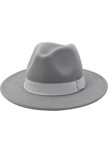 Fedora Ş Kış Dış Açık Gri (Yurt Dışından)