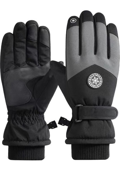 1 Çift Outdoor Bisiklet Spor Soğuk Geçirmez Eldiven (Yurt Dışından)