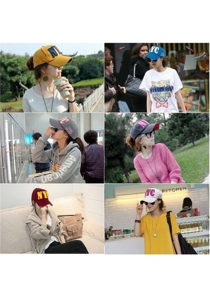 Yyy-Tt Açık Hava Gündelik Güneş Şapkası Sivri Şapka-Sarı (Yurt Dışından) fırsatları