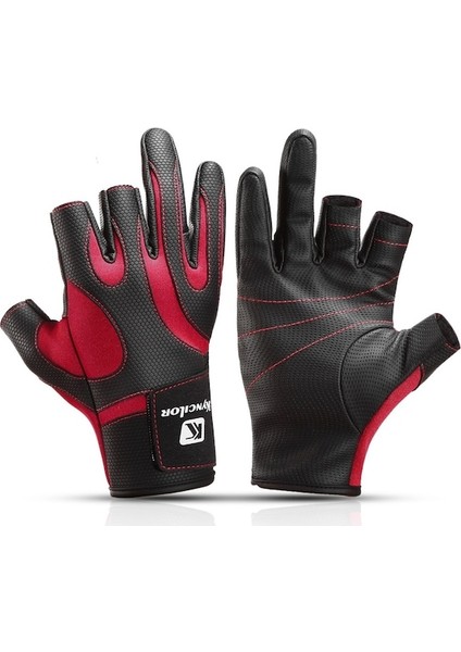 Kyncicor A0062 Outdoor 3 Kesim Parmak Kaymaz Balıkçılık Eldiveni (537497092) (Yurt Dışından)