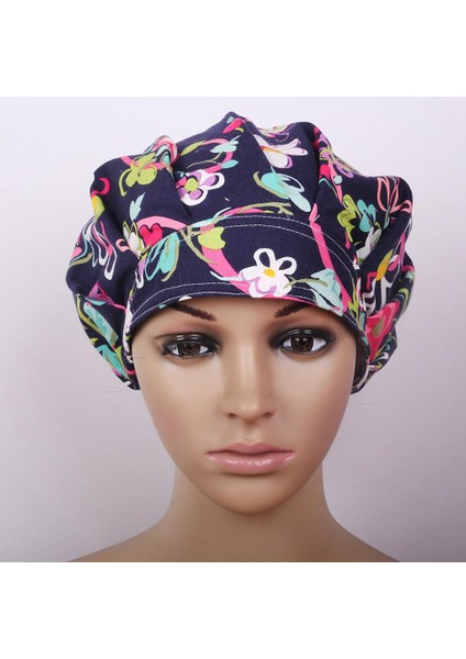 Hemşireler/doktorlar Çiçekli Ovma Şapkası/ Ik 1 (Yurt Dışından) modelleri