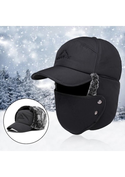 Outdoor Windproof Maskeli Şapka Decorative Patterned Gri (Yurt Dışından) fırsatları