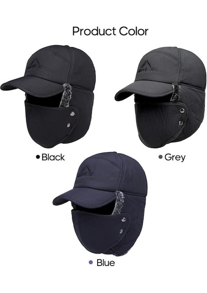 Outdoor Windproof Maskeli Şapka Decorative Patterned Gri (Yurt Dışından) indirimleri