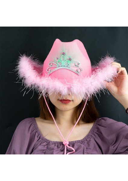 Tiara Taçlı Şı Bayanlar Için I Cowgirl Şı Tüy (Yurt Dışından)