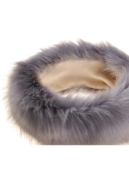 Bayanlar Sahte Sahte Head Band Kışş Earmuff Sıcak Gri (Yurt Dışından) fiyatları