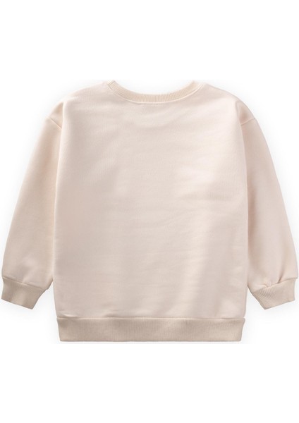 Dağ Baskılı Sweatshirt 3-9 Yaş Ekru fiyatları
