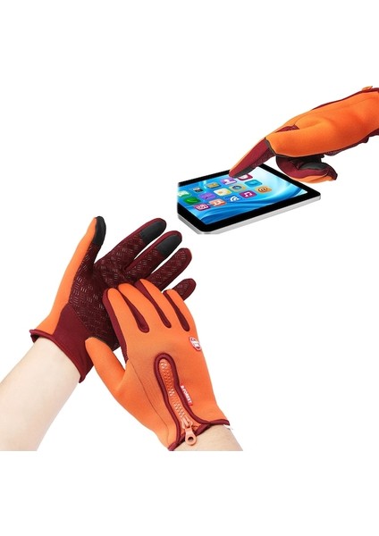 Unisex Windproof Su Geçirmez Kışlık Dokunmatik Eldiven (Yurt Dışından) fiyatları