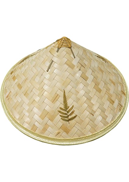 Dokumalı Sert Şapka Sunhat Işçilik El Yapımı Boyama Çizim 16.5 Inç Yaprak Desen (Yurt Dışından) modelleri