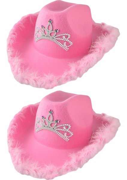 2 Tiara I Şapkası I Şapkası Kadınlar Için Tüy Siperlik-02 38X35CM (Yurt Dışından)