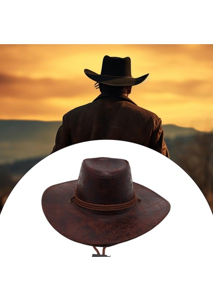 Yürüyüş Kamp Alışveriş Kahve Için Kovboy Şapkası Erkekler Moda Hafif Cowgirl Şapka (Yurt Dışından) modelleri