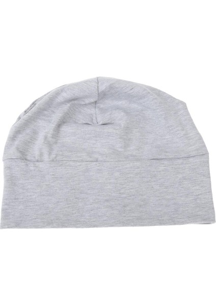 Açık Gri Şak Uykusu Örtüsü Beanie Skullcap Ş 1 Gri (Yurt Dışından)