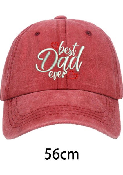 Park Yürüyüş Partileri Için Şimdiye Kadarki En Iyi Baba Beyzbol Şapkası Güneş Şapkası Kırmızı (Yurt Dışından) modelleri