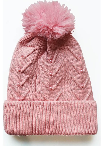 Kadın Kadife Kalınlaşmış Açık Hava Sporları Sıcak Örme Şapka Kazak Kayak Şapkası (Yurt Dışından)