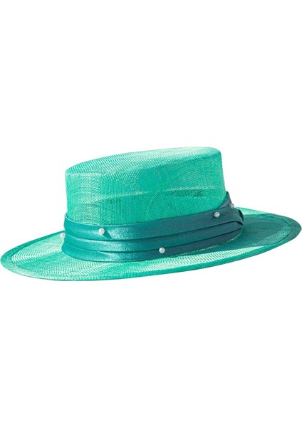 Güneş Şı Kurdeleli Dokuma Düz Üst Sunhat Vintage Tasarım Ş Yeşil (Yurt Dışından) indirimleri